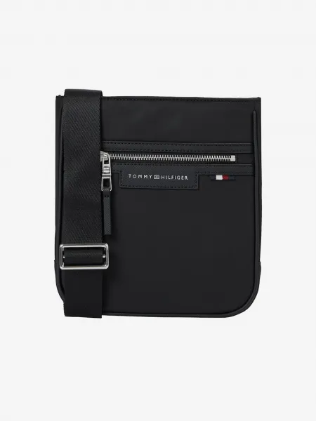 Čierna pánska taška cez rameno Tommy Hilfiger Urban Repreve Mini Crossover