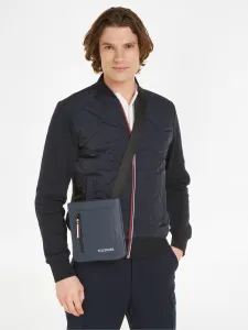 Tmavomodrá pánska taška cez rameno Tommy Hilfiger Pique Mini Crossover