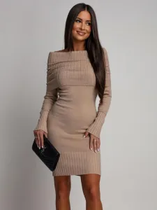 ASPERISSIA Dámske šaty KALEY Farba: Béžová, Konfekčná veľkosť: ONESIZE