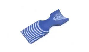 Micarta Blue & White Small