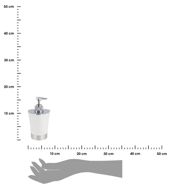TENDANCE Dávkovač mydla Cuesta biely 280 ml biely