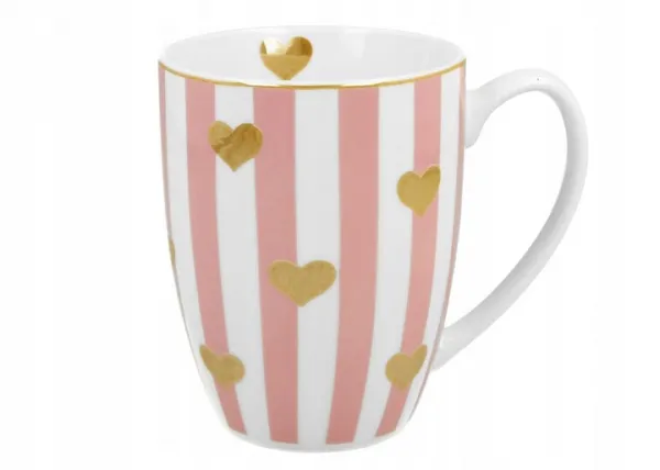Duo Porcelánový hrnček HEARTS 360 ml viacfarebný
