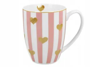 Duo Porcelánový hrnček HEARTS 360 ml viacfarebný