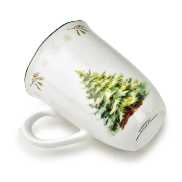 Affekdesign Vianočný hrnček Santa Lila 220 ml bielo-zelený