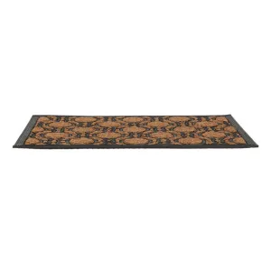 Esschert Design Rohož CIRCLE 60,7x40 cm čierna/hnedá