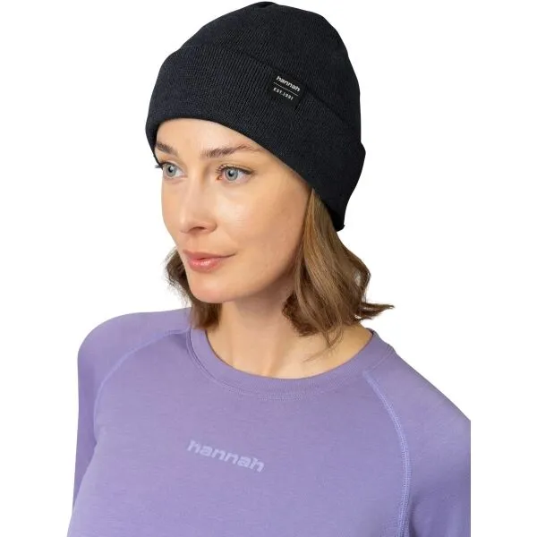 Hannah KORGY Pánska zimná čiapka, čierna, veľkosť