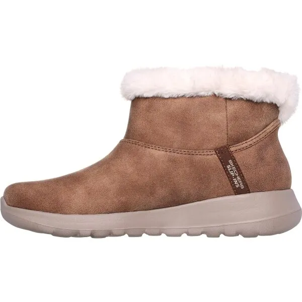 Skechers ON-THE-GO JOY - COZY DREAM Dámska zimná obuv, hnedá, veľkosť