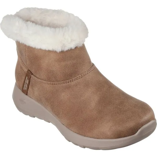 Skechers ON-THE-GO JOY - COZY DREAM Dámska zimná obuv, hnedá, veľkosť
