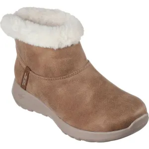 Skechers ON-THE-GO JOY - COZY DREAM Dámska zimná obuv, hnedá, veľkosť