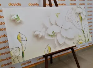 Obraz abstraktné kvety