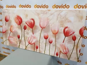 Obraz staroružové tulipány