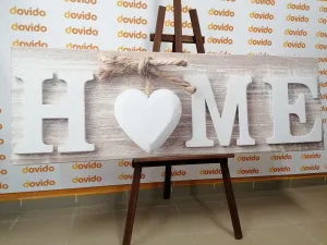 Obraz s nápisom Home vo vintage prevedení