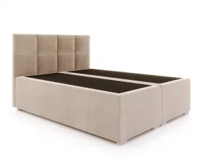 FDM Manželská posteľ PORTLAND Boxspring | Mouse 180 x 200 cm