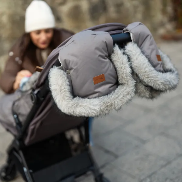 PETITE&MARS Rukávnik / rukavice Furry Veritable Khaki