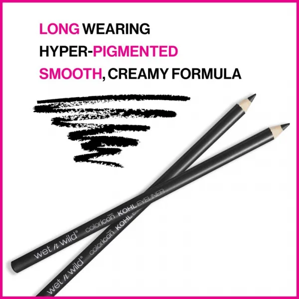 Wet n Wild Color Icon kajalová ceruzka na oči odtieň Baby's Got Black 1,4 g