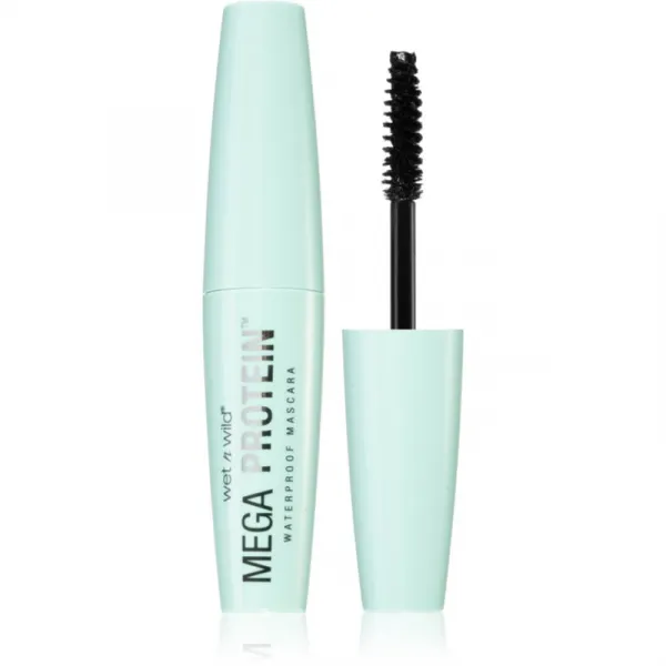 Wet n Wild MegaProtein Waterproof vyživujúca riasenka vodeodolná odtieň Very Black 6 ml