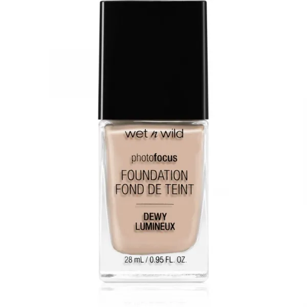 Wet n Wild PhotoFocus ľahký hydratačný make-up pre rozjasnenie pleti odtieň Soft Ivory 28 ml