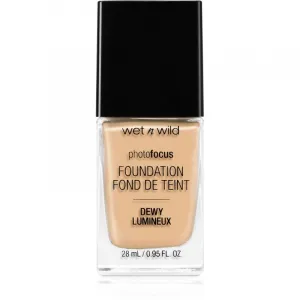 Wet n Wild PhotoFocus ľahký hydratačný make-up pre rozjasnenie pleti odtieň Soft Beige 28 ml