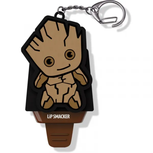 Lip Smacker Marvel Guardians of the Galaxy kľúčenka s balzamom pre deti Groot (Root Beer Float) 5,8 g