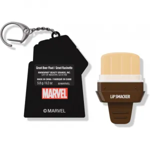 Lip Smacker Marvel Guardians of the Galaxy kľúčenka s balzamom pre deti Groot (Root Beer Float) 5,8 g