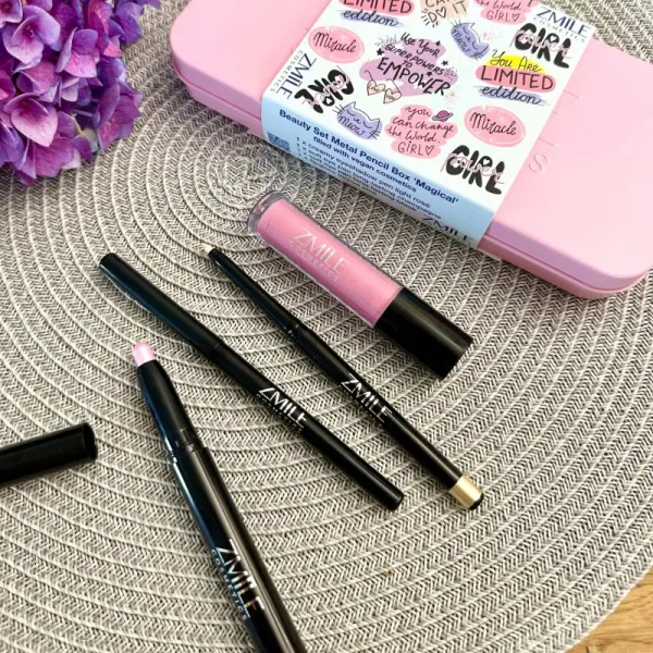 ZMILE COSMETICS Beauty Set Magical Metal Pencil Box make-up sada