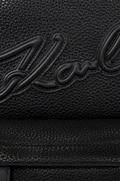 Kabelka Karl Lagerfeld K/Skuare Sm Backpack Grainy Black-Nickel