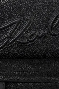 Kabelka Karl Lagerfeld K/Skuare Sm Backpack Grainy Black-Nickel