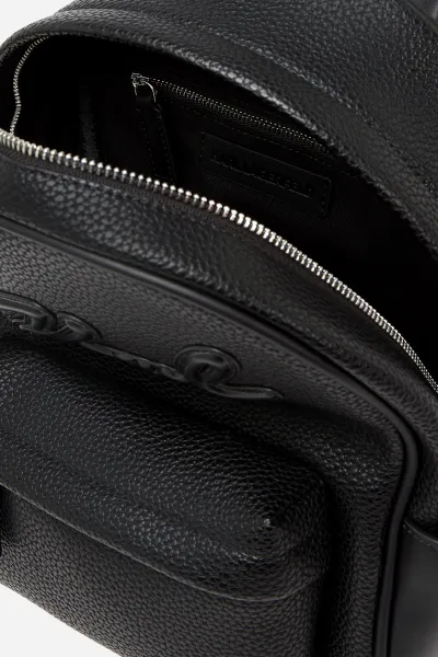 Kabelka Karl Lagerfeld K/Skuare Sm Backpack Grainy Black-Nickel
