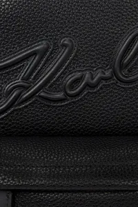 Kabelka Karl Lagerfeld K/Skuare Sm Backpack Grainy Black-Nickel