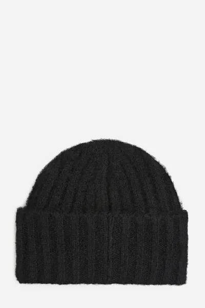 Čiapka Karl Lagerfeld čierna farba, A4W33108