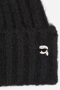Čiapka Karl Lagerfeld čierna farba, A4W33108