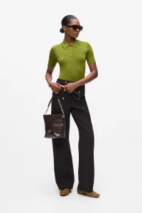 Blúzka Karl Lagerfeld zelená farba, A4W18053