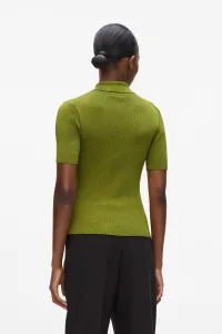 Blúzka Karl Lagerfeld zelená farba, A4W18053