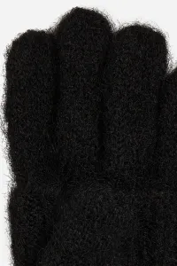 Rukavice Karl Lagerfeld čierna farba, A4W33054