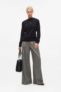 Sveter Karl Lagerfeld Elegant Cashmere Sweater Black