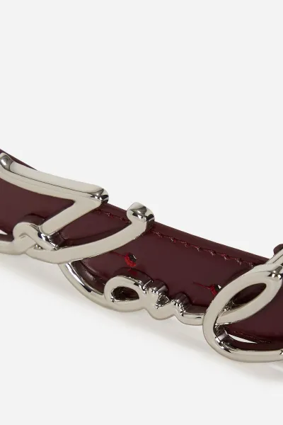 Opasok Karl Lagerfeld K/Signature H2.5 Belt Windsor Burgundy