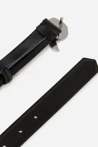 Opasok Karl Lagerfeld Ikon Rhinestone H2.5 Belt Black