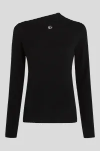 Sveter Karl Lagerfeld Elegant Cashmere Sweater Black