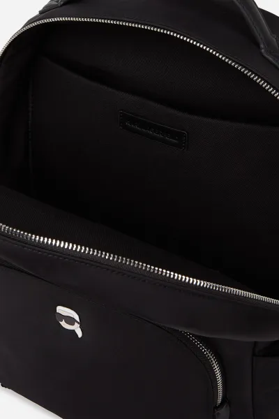 Batoh Karl Lagerfeld Ikon Nylon Laptop Backpack Black