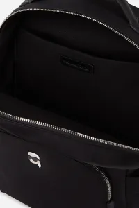 Batoh Karl Lagerfeld Ikon Nylon Laptop Backpack Black