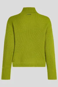 Sveter Karl Lagerfeld Soutache Autograph Knit Matcha Green
