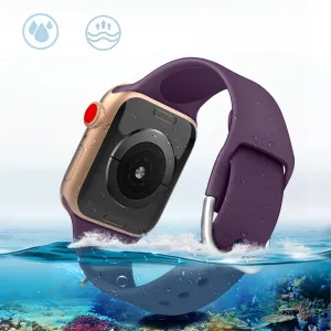 BStrap Silicone remienok na Apple Watch 42/44/45mm, black