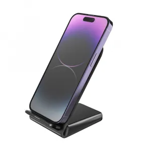 Tech-Protect S2 bezdrôtová nabíjačka 15W, čierna