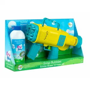 FRU BLU Bublifuk - Mega Blaster so zásobníkom 24 otvorov + roztok 0,4L