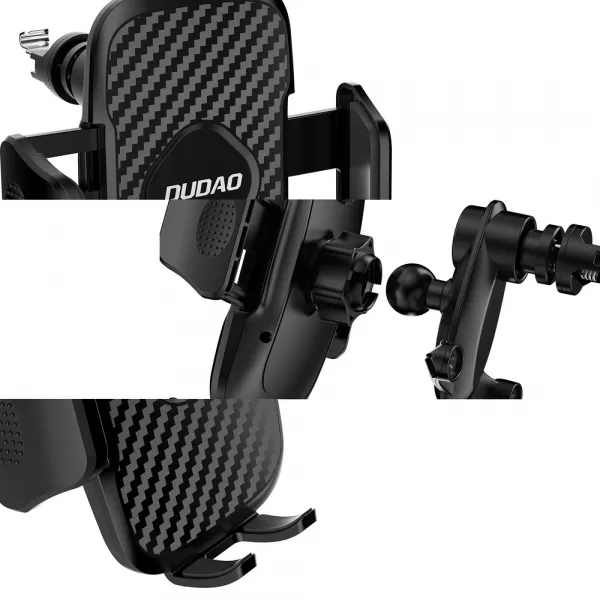 Dudao F2 Pro držiak na mobil do auta, čierny (F2 Pro black)