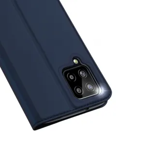 Dux Ducis Skin Pro knižkové kožené puzdro na Samsung Galaxy A22 4G, modré