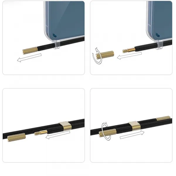 Tech-Protect FlexAir Chain MagSafe kryt na iPhone 15, čierny/béžový