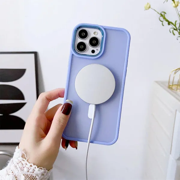 MG Color Matte MagSafe kryt na iPhone 15, čierny