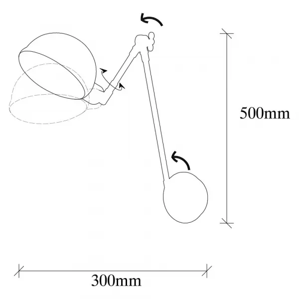 Nástenná lampa Sivani - MR-657