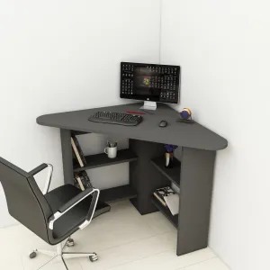 Písací stôl Corner - Anthracite